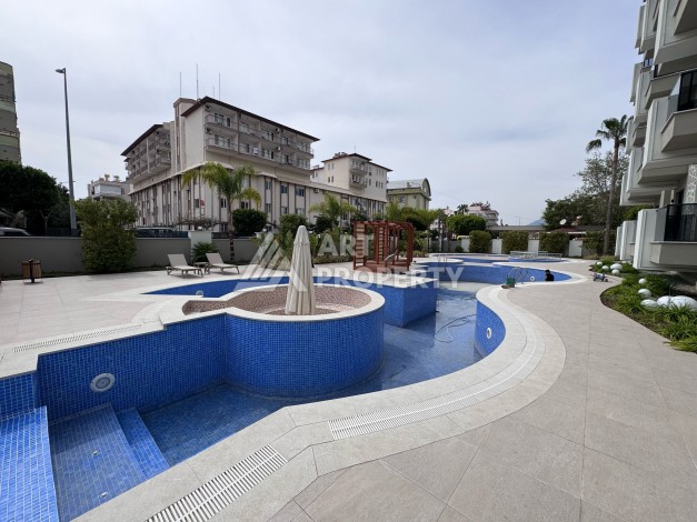 Дуплекс 2+1 в элитной резиденции с видом на море и крепость. Оба, Алания - Ракурс 1