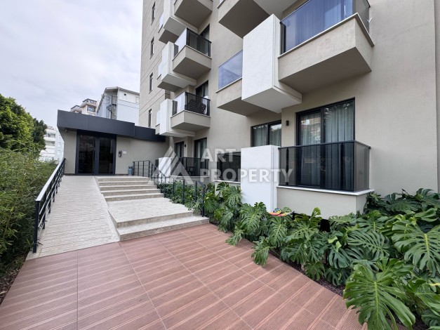 Дуплекс 2+1 в элитной резиденции с видом на море и крепость. Оба, Алания - Ракурс 2