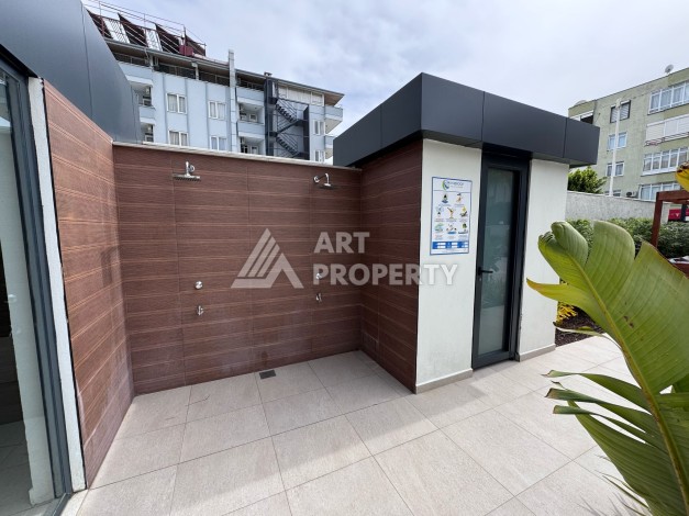 Дуплекс 2+1 в элитной резиденции с видом на море и крепость. Оба, Алания - Ракурс 3