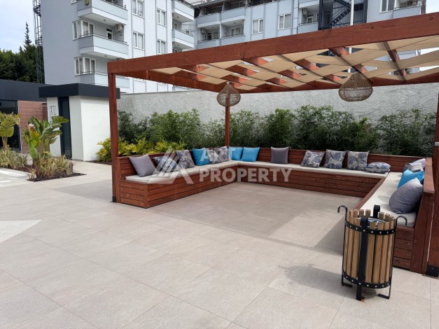 Дуплекс 2+1 в элитной резиденции с видом на море и крепость. Оба, Алания - Ракурс 5