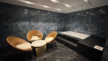 Дуплекс 2+1 в элитной резиденции с видом на море и крепость. Оба, Алания - Ракурс 11