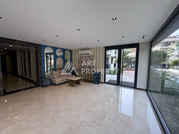 Дуплекс 2+1 в элитной резиденции с видом на море и крепость. Оба, Алания - Ракурс 13