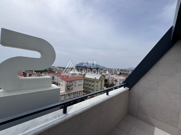 Дуплекс 2+1 в элитной резиденции с видом на море и крепость. Оба, Алания - Ракурс 20