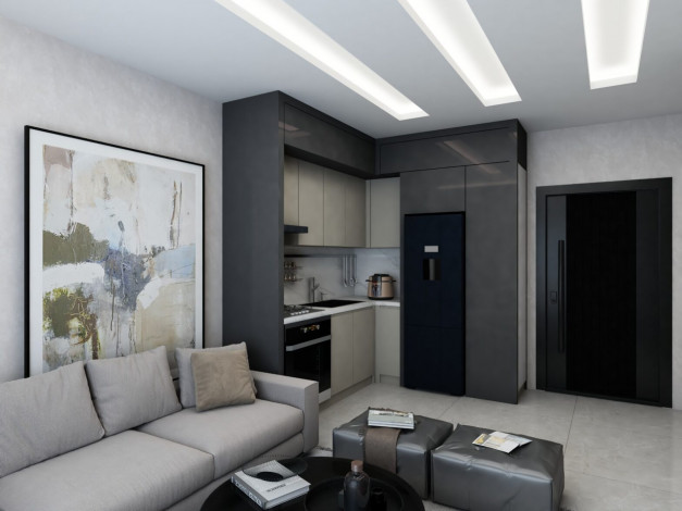 Комплекс на этапе строительства в самом центре района Махмутлар у знаменитых часов, 55 – 150 м2 - Ракурс 4