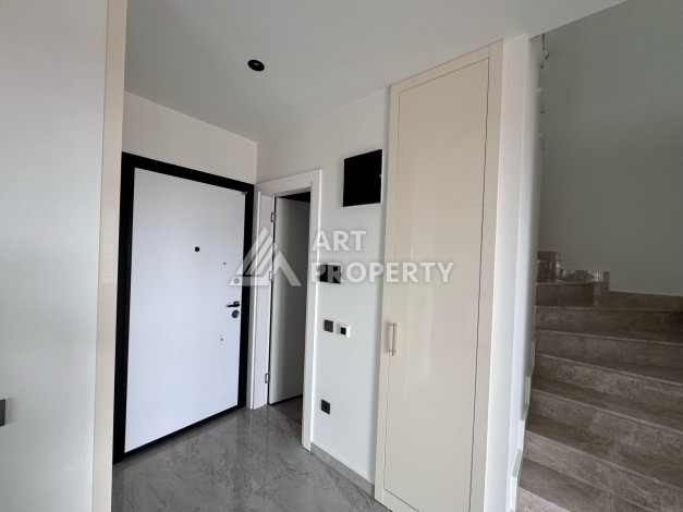 Дуплекс 2+1 в элитной резиденции с видом на море и крепость. Оба, Алания - Ракурс 25