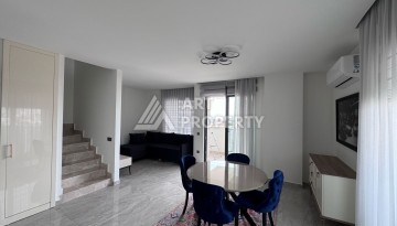 Дуплекс 2+1 в элитной резиденции с видом на море и крепость. Оба, Алания - Ракурс 31