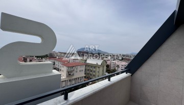 Дуплекс 2+1 в элитной резиденции с видом на море и крепость. Оба, Алания - Ракурс 35