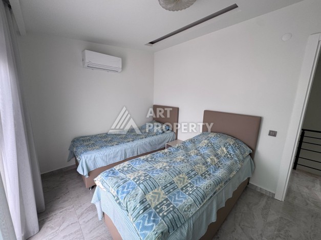 Дуплекс 2+1 в элитной резиденции с видом на море и крепость. Оба, Алания - Ракурс 40