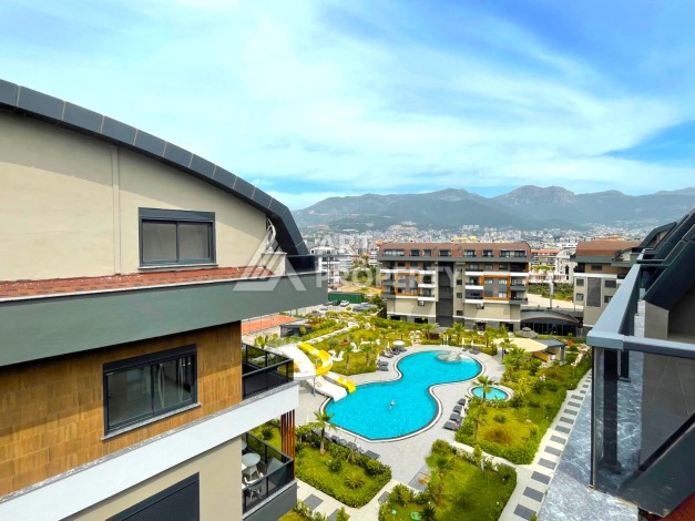 Большой дублекс 3+1 в новой резиденции района Оба, 165 кв.м. - Ракурс 40