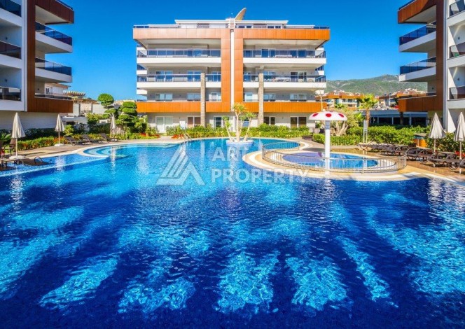 Квартира 2+1 в элитной резиденции, 115 кв.м. Тосмур, Алания - Ракурс 1