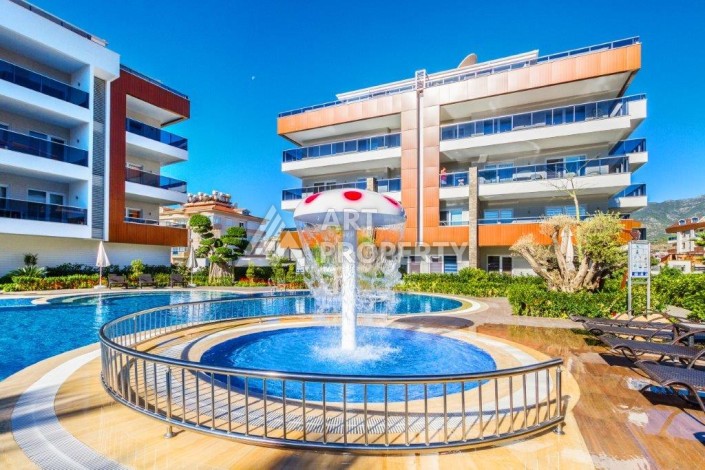 Квартира 2+1 в элитной резиденции, 115 кв.м. Тосмур, Алания - Ракурс 2