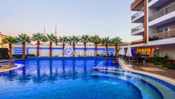 Квартира 2+1 в элитной резиденции, 115 кв.м. Тосмур, Алания - Ракурс 12