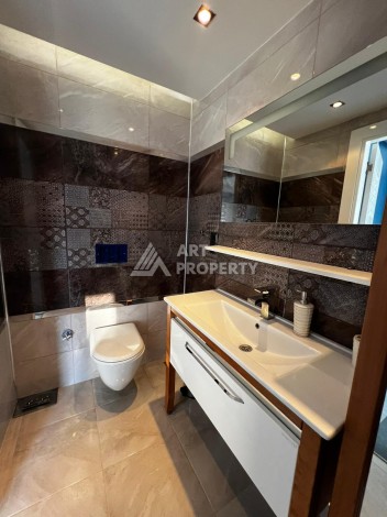 Квартира 2+1 в элитной резиденции, 115 кв.м. Тосмур, Алания - Ракурс 37