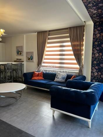 Квартира 2+1 в элитной резиденции, 115 кв.м. Тосмур, Алания - Ракурс 38