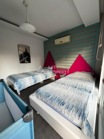 Квартира 2+1 в элитной резиденции, 115 кв.м. Тосмур, Алания - Ракурс 40