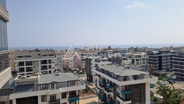 Новая квартира 1+1 с видом на море в центре Алании, 50 кв.м. - Ракурс 6