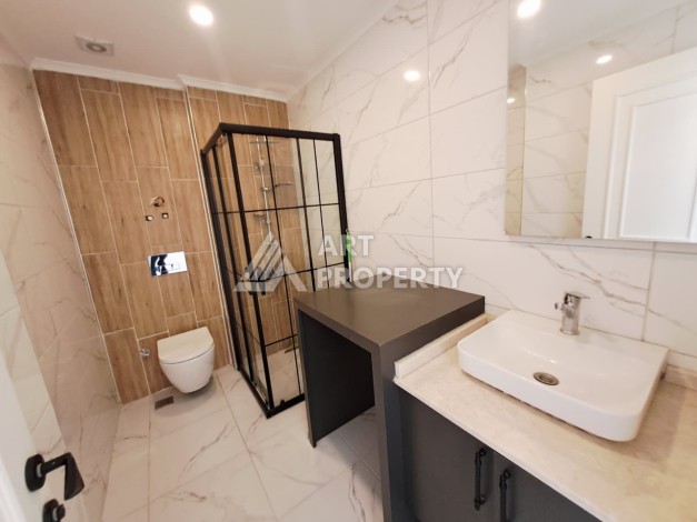 Новая квартира 1+1 с видом на море в центре Алании, 50 кв.м. - Ракурс 10