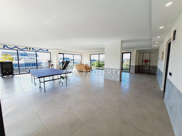 Новая квартира 1+1 с видом на море в центре Алании, 50 кв.м. - Ракурс 13