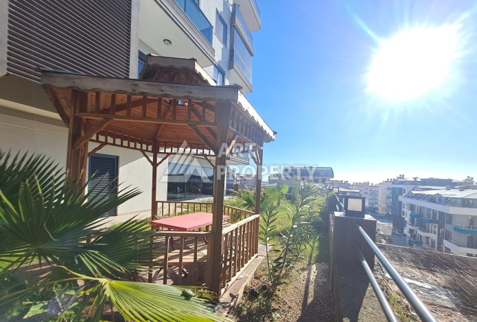 Новая квартира 1+1 с видом на море в центре Алании, 50 кв.м. - Ракурс 14