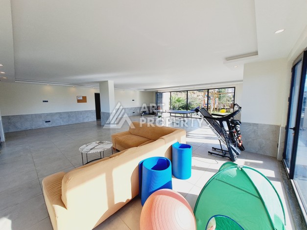 Новая квартира 1+1 с видом на море в центре Алании, 50 кв.м. - Ракурс 18