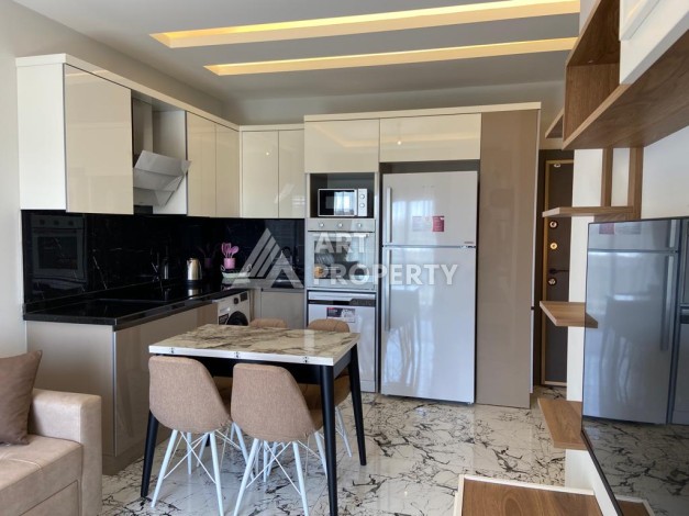 Уютная квартира 1+1 с мебелью, 45 кв.м. Оба, Алания - Ракурс 14