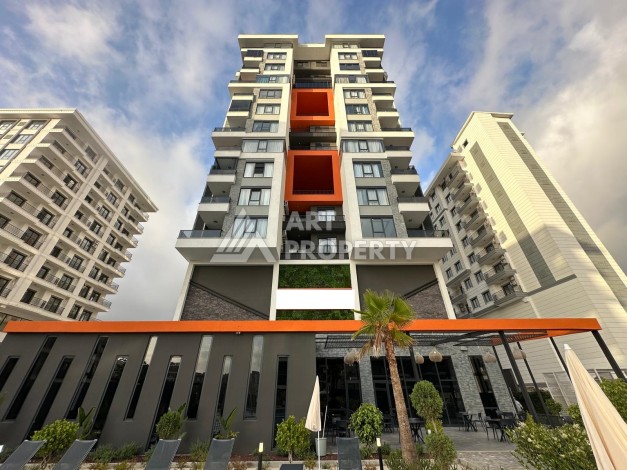 Квартира 2+1 с панорамными видами, 650 м до моря. Махмутлар, Алания - Ракурс 1