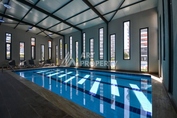 Квартира 2+1 с панорамными видами, 650 м до моря. Махмутлар, Алания - Ракурс 5