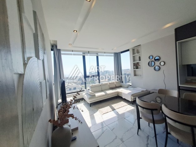 Квартира 2+1 с панорамными видами, 650 м до моря. Махмутлар, Алания - Ракурс 21