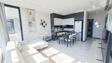 Квартира 2+1 с панорамными видами, 650 м до моря. Махмутлар, Алания - Ракурс 25