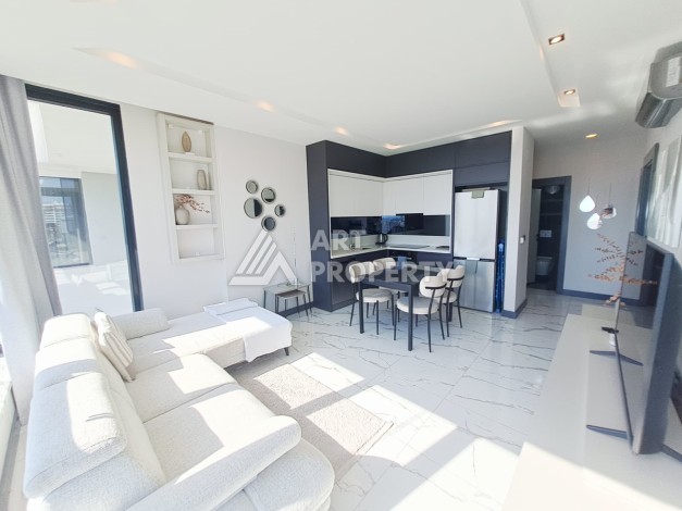 Квартира 2+1 с панорамными видами, 650 м до моря. Махмутлар, Алания - Ракурс 24