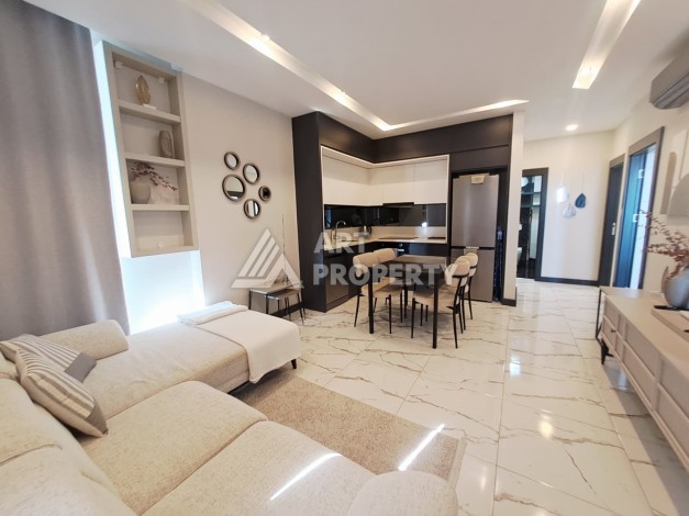 Квартира 2+1 с панорамными видами, 650 м до моря. Махмутлар, Алания - Ракурс 25