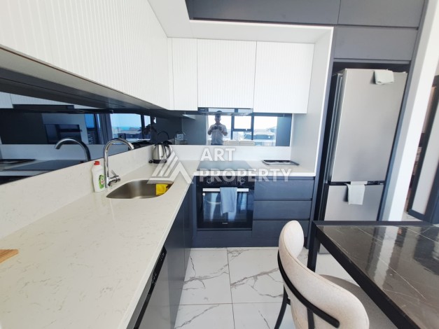 Квартира 2+1 с панорамными видами, 650 м до моря. Махмутлар, Алания - Ракурс 27