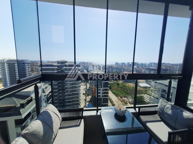 Квартира 2+1 с панорамными видами, 650 м до моря. Махмутлар, Алания - Ракурс 29