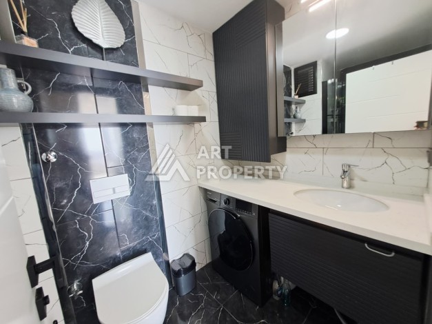 Квартира 2+1 с панорамными видами, 650 м до моря. Махмутлар, Алания - Ракурс 34