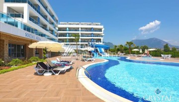 Двухуровневая квартира 2+1 в престижной резиденции района Джикджилли, 120 кв.м. - Ракурс 1