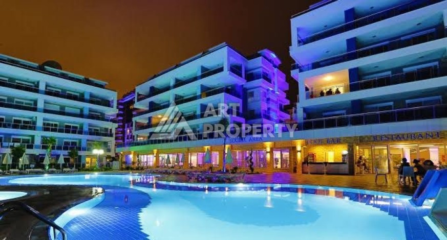 Двухуровневая квартира 2+1 в престижной резиденции района Джикджилли, 120 кв.м. - Ракурс 3