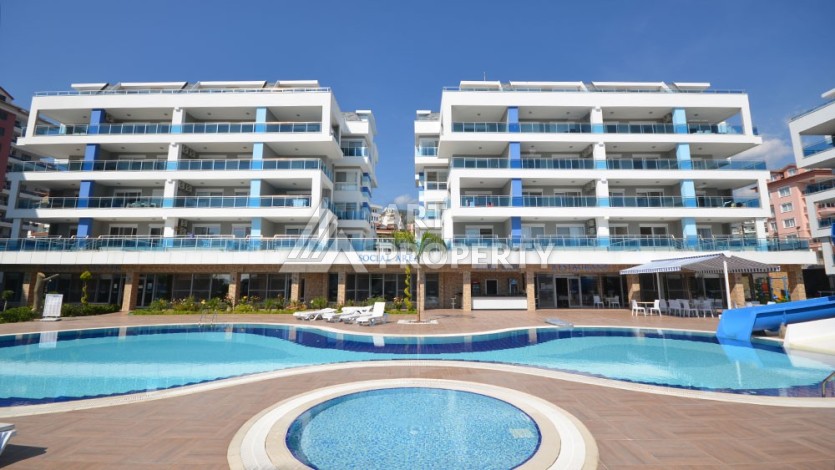 Двухуровневая квартира 2+1 в престижной резиденции района Джикджилли, 120 кв.м. - Ракурс 4