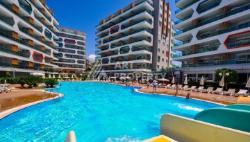 Меблированная квартира 2+1 в элитной резиденции, 100 кв.м. Авсаллар, Алания - Ракурс 2