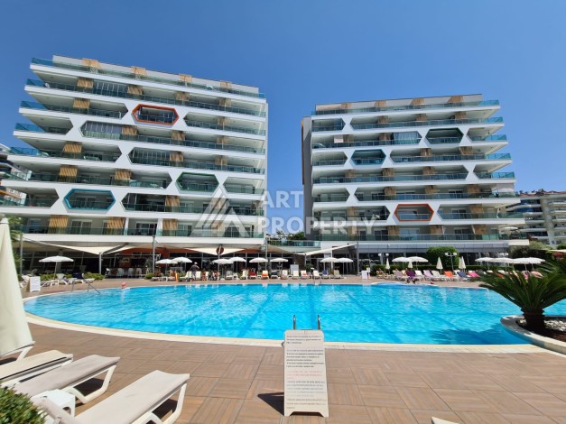 Меблированная квартира 2+1 в элитной резиденции, 100 кв.м. Авсаллар, Алания - Ракурс 3