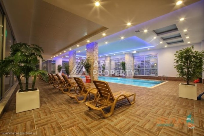 Меблированная квартира 2+1 в элитной резиденции, 100 кв.м. Авсаллар, Алания - Ракурс 13