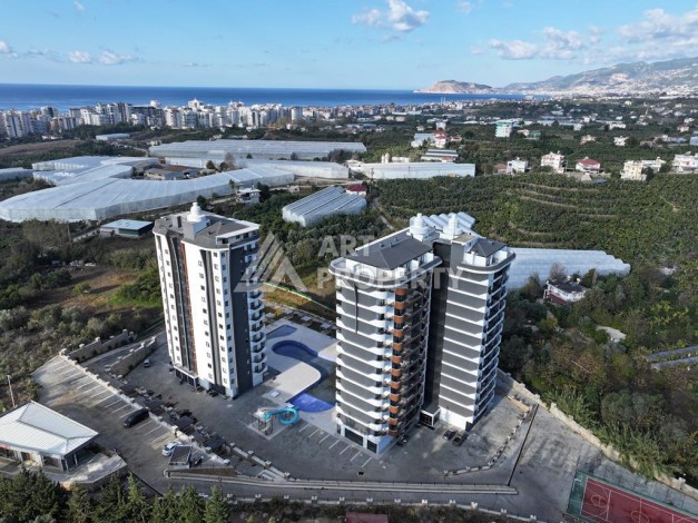 Квартира-студия 35 м² с видом на море в районе Махмутлар — отличная цена и современный комплекс - Ракурс 0