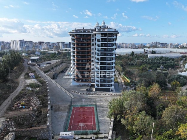 Квартира-студия 35 м² с видом на море в районе Махмутлар — отличная цена и современный комплекс - Ракурс 2