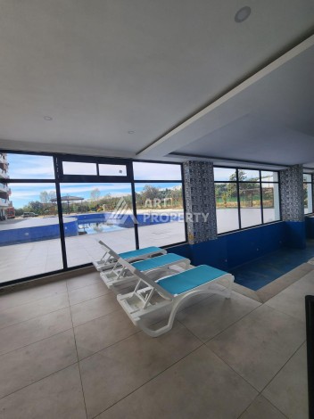 Квартира-студия 35 м² с видом на море в районе Махмутлар — отличная цена и современный комплекс - Ракурс 9