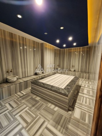 Квартира-студия 35 м² с видом на море в районе Махмутлар — отличная цена и современный комплекс - Ракурс 12