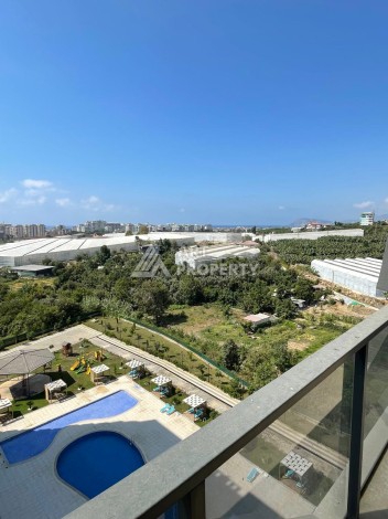 Квартира-студия 35 м² с видом на море в районе Махмутлар — отличная цена и современный комплекс - Ракурс 13