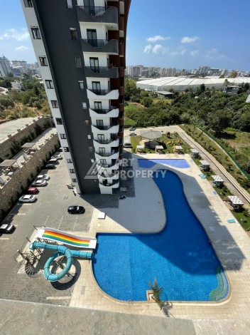 Квартира-студия 35 м² с видом на море в районе Махмутлар — отличная цена и современный комплекс - Ракурс 15