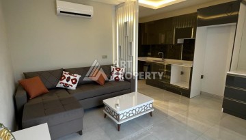 Меблированная студия 35 м² с панорамным видом на горы в современном комплексе Махмутлара - Ракурс 1