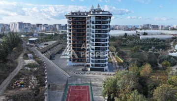 Меблированная студия 35 м² с панорамным видом на горы в современном комплексе Махмутлара - Ракурс 3