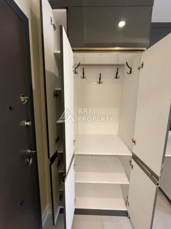 Меблированная студия 35 м² с панорамным видом на горы в современном комплексе Махмутлара - Ракурс 4