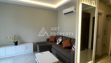 Меблированная студия 35 м² с панорамным видом на горы в современном комплексе Махмутлара - Ракурс 8